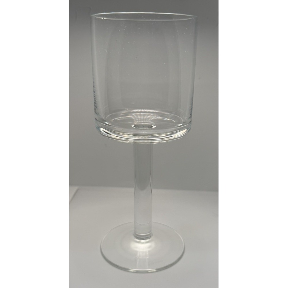 Calvin Klein "Bergen" Hand Blown Glass Water Goblet- Discontinued